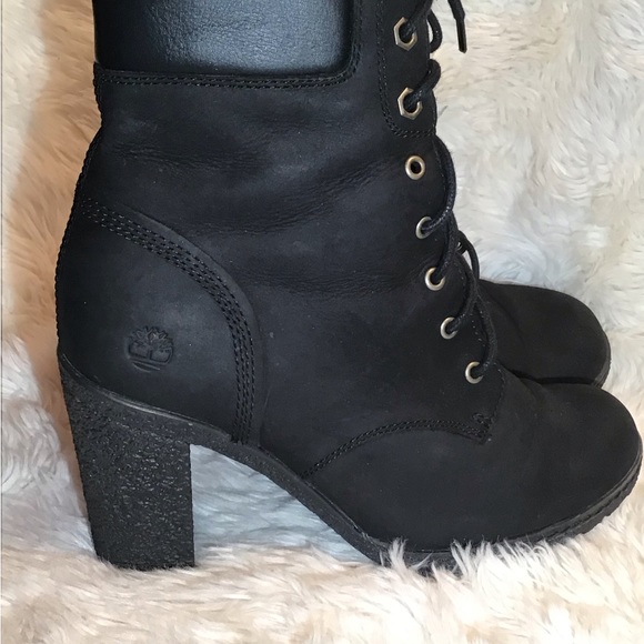 Timberland black leather ankle boots size 7 - Picture 5 of 9